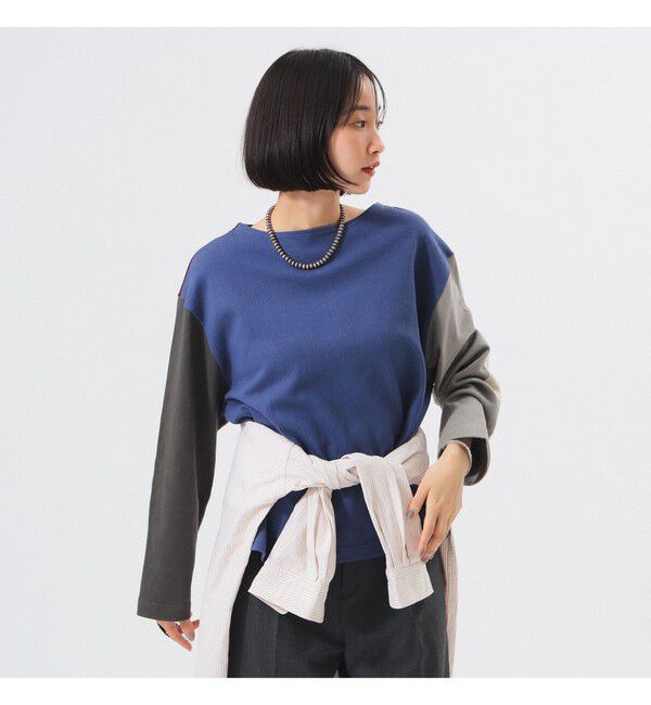 BEAMSBOY「エルボー パッチ バスク ロングスリーブ」|Tシャツ・カットソー|