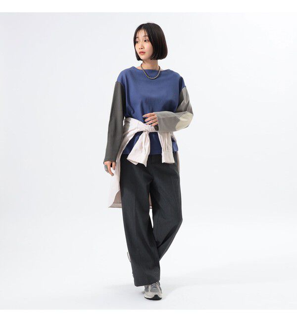 BEAMSBOY「エルボー パッチ バスク ロングスリーブ」|Tシャツ・カットソー|