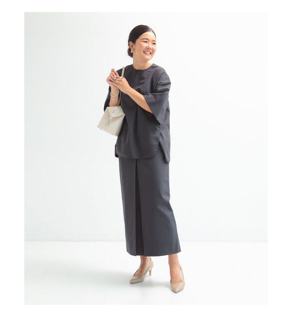 Demi-Luxe BEAMS 「ウール トロピカル インバータック スカート」|スカート|