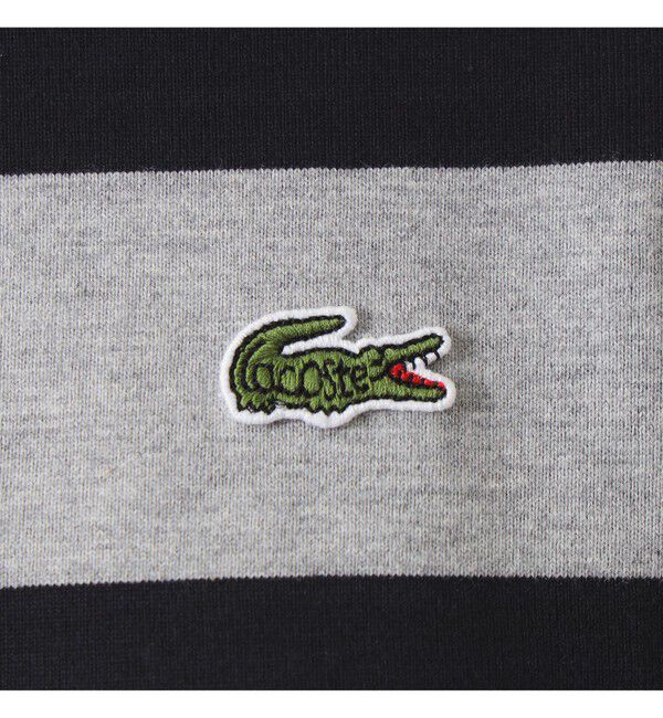 BEAMSBOY「【別注】LACOSTE / ボーダー ロングスリーブ Tシャツ」|Tシャツ・カットソー|