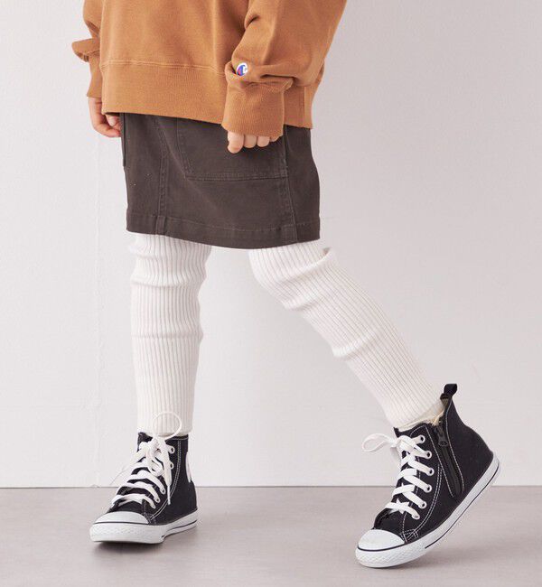 SHIPS any「【SHIPS any別注】ROKX:〈ストレッチ〉ツイル マウンテンスカート<KIDS>◇」|スカート|ダークグレー