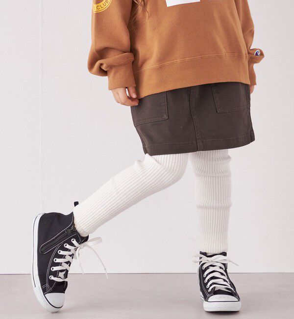 SHIPS any「【SHIPS any別注】ROKX:〈ストレッチ〉ツイル マウンテンスカート<KIDS>◇」|スカート|