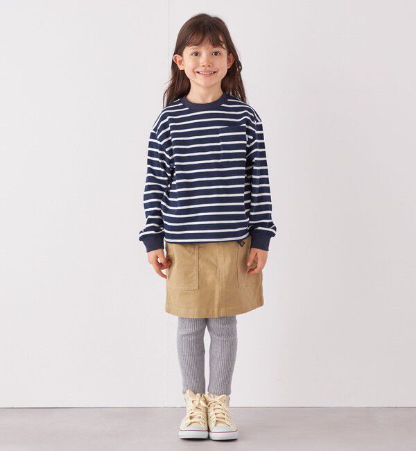 SHIPS any「【SHIPS any別注】ROKX:〈ストレッチ〉ツイル マウンテンスカート<KIDS>◇」|スカート|