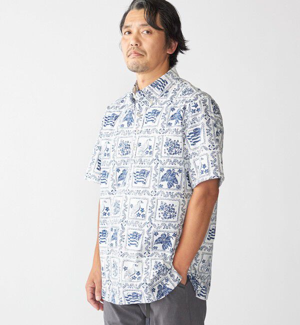 SHIPS「【SHIPS別注】Reyn Spooner: ラハイナ セーラー プルオーバーシャツ」|シャツ・ブラウス|