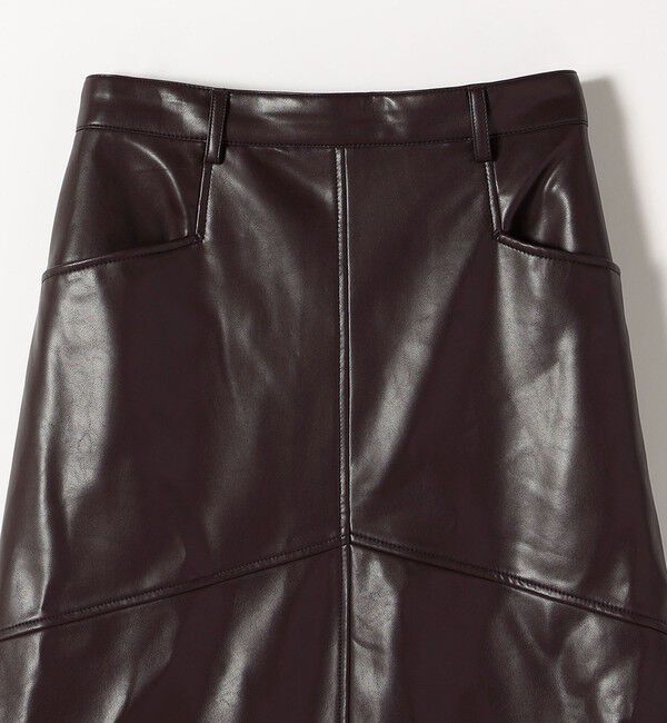 quaranciel「quaranciel: フラワー 刺繍 バック スリット ロング スカート」|スカート|