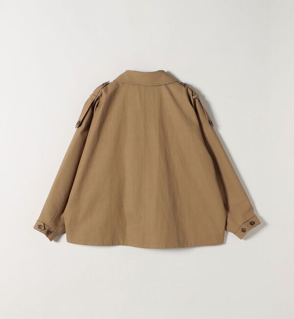 quaranciel「《一部追加予約》quaranciel: ドルマンスリーブ ショート トレンチ コート」|トレンチコート|