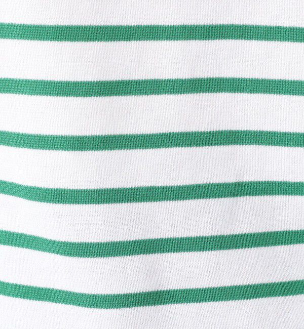 MACPHEE「コットンボーダー ボートネックプルオーバー」|Tシャツ・カットソー|