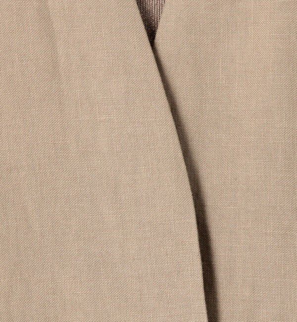 DES PRES「リネンファブリックコンビ ショートジレ」|ベスト・ジレ|