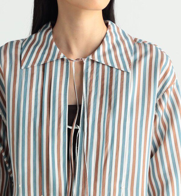 BACCA「ウォッシャーシルク チュニックブラウス」|ワンピース|