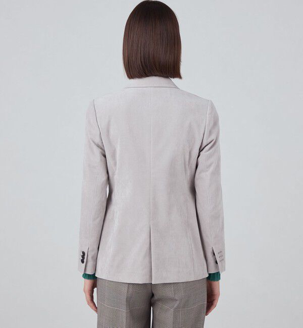 TOMORROWLAND collection「ベッチンシャンブレー ノッチドカラージャケット」|テーラードジャケット|