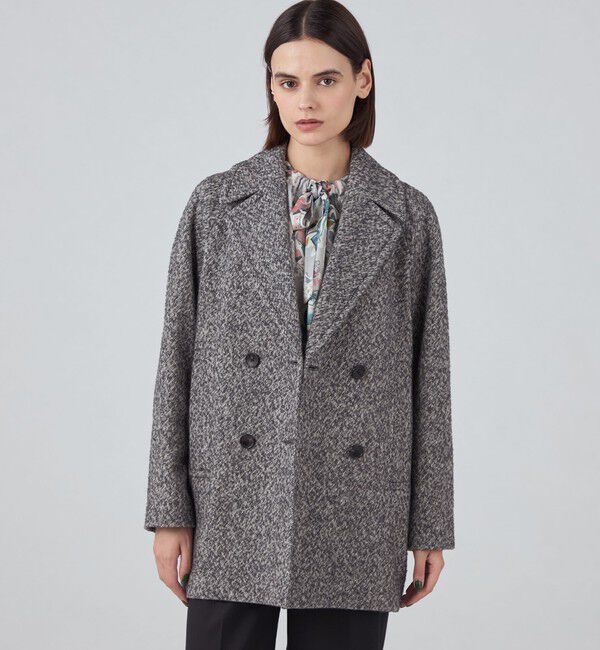 TOMORROWLAND collection「ファンシーダイヤゴナル ショートコート」|その他|