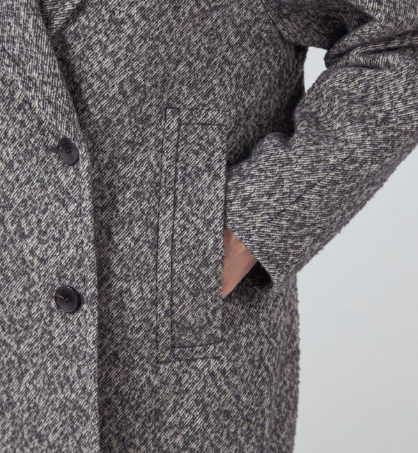 TOMORROWLAND collection「ファンシーダイヤゴナル ショートコート」|その他|