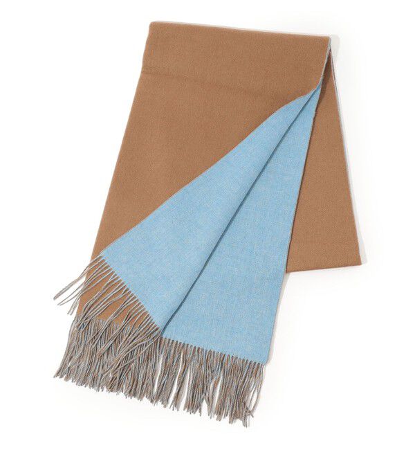 TOMORROWLAND GOODS「TOMORROWLAND ダブルフェイス ストール」|ストール|46 ブラウン系