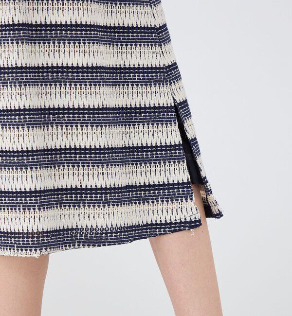 TOMORROWLAND collection「クロッシュボーダー タイトストレートスカート」|タイト|