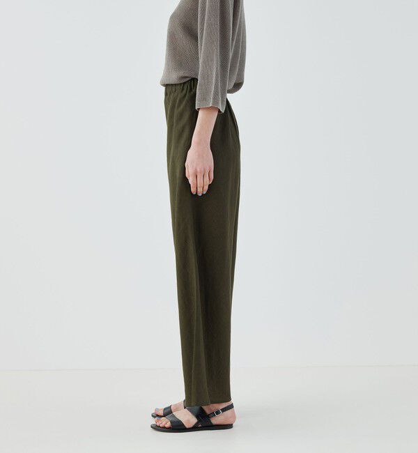 GALERIE VIE「リネンポプリン イージーワイドパンツ」|その他|