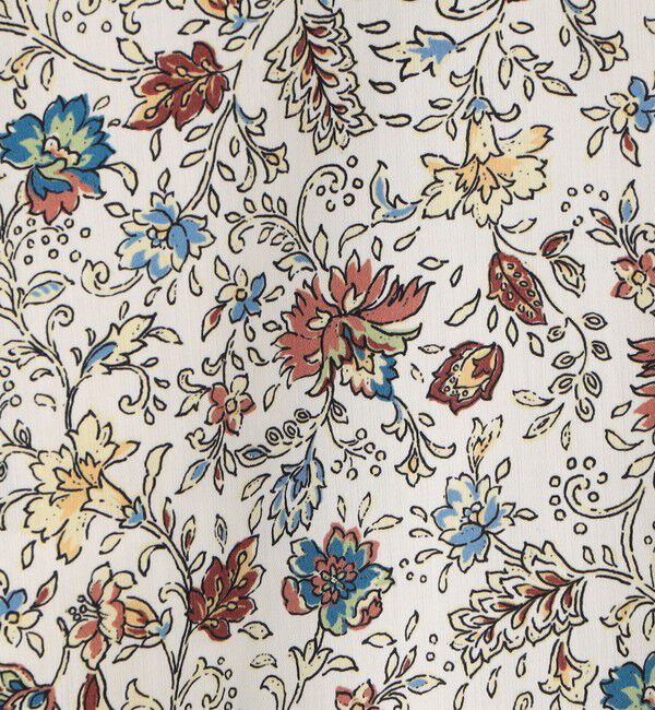 TOMORROWLAND MENS「コットンシルク フラワープリント プルオーバーシャツ」|シャツ・ブラウス|