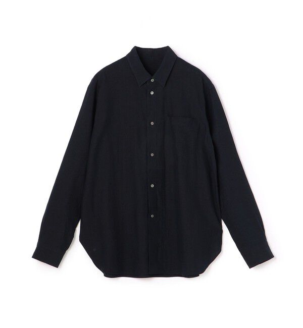GALERIE VIE「リネン レギュラーカラーシャツ」|シャツ・ブラウス|69 ネイビー