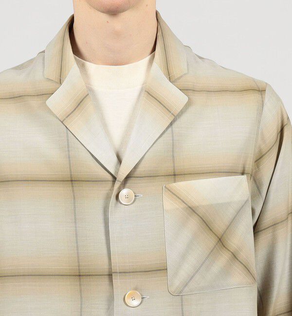 TOMORROWLAND MENS「【別注】PENDLETON コットンシルク トップスタージャケット」|テーラードジャケット|