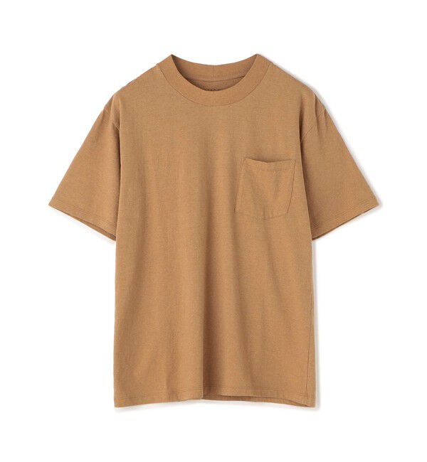 TOMORROWLAND MENS「オーガニックコットン クルー ハーフスリーブカットソー」|Tシャツ・カットソー|43 テラコッタ