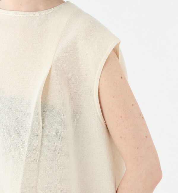 Ballsey「レーステープコンビ タックプルオーバー」|ニット・セーター|