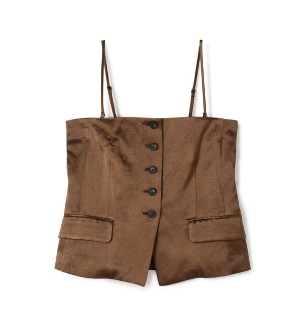 Ballsey「シャイニーカルゼ ビスチェ」|その他|57 カーキ