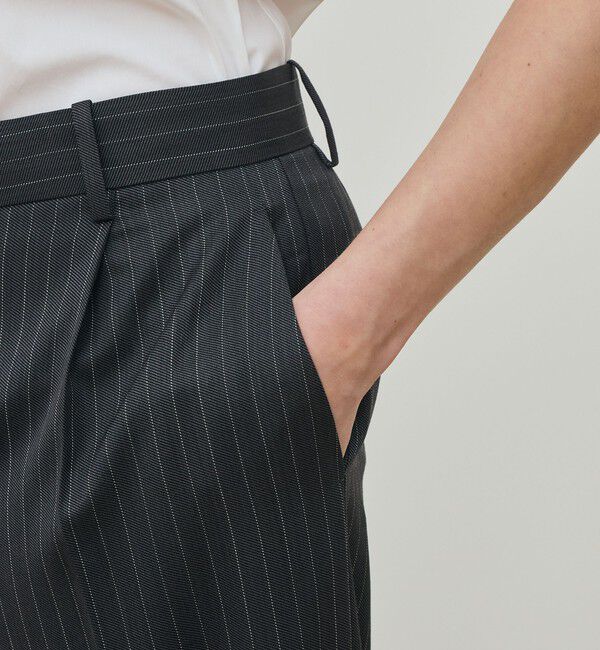 DES PRES「ウールドスキン ワンタックパンツ」|スラックス|