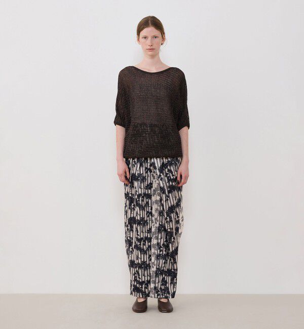 GALERIE VIE「コースタルフローラプリント アシンメトリーパンツ」|その他|