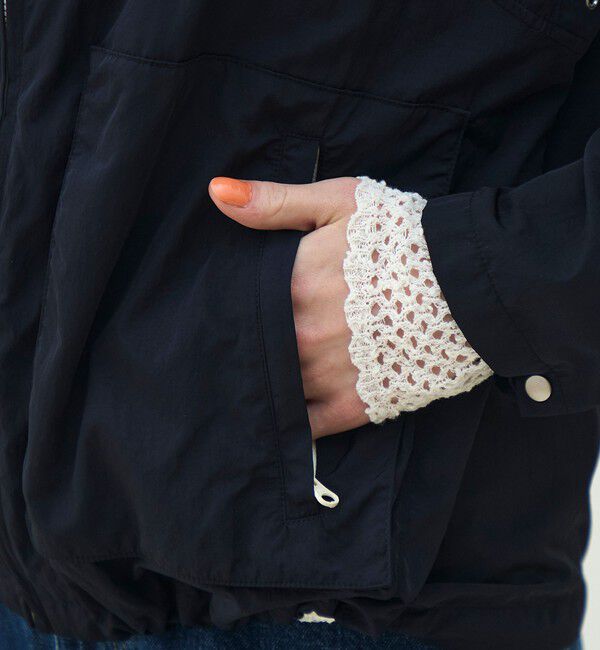 MACPHEE「ナイロンワッシャー ジップアップブルゾン」|ブルゾン・スタジャン|