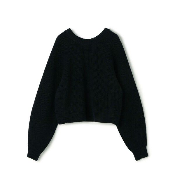 MACPHEE「ハイブリットコットン クルーネックプルオーバー」|ニット・セーター|69 ネイビー