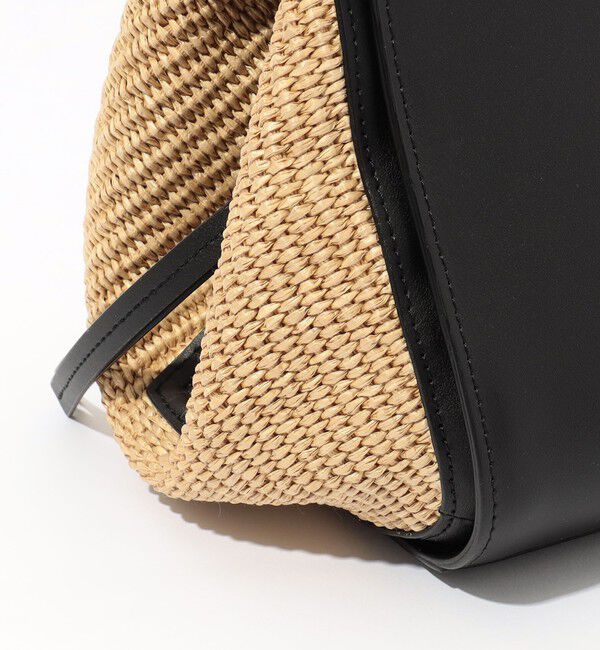 TOMORROWLAND GOODS「VIOLAd'ORO SANDRO ラフィア レザーコンビ ハンドバッグ」|ハンドバッグ|