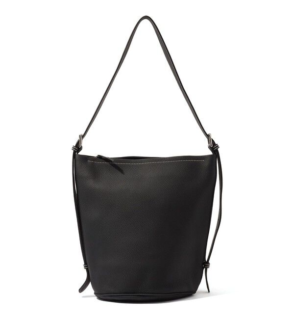 TOMORROWLAND GOODS「【別注】Charles et Charlus Christine シュリンクレザー ショルダーバッグ」|ショルダー・メッセンジャー|19 ブラック