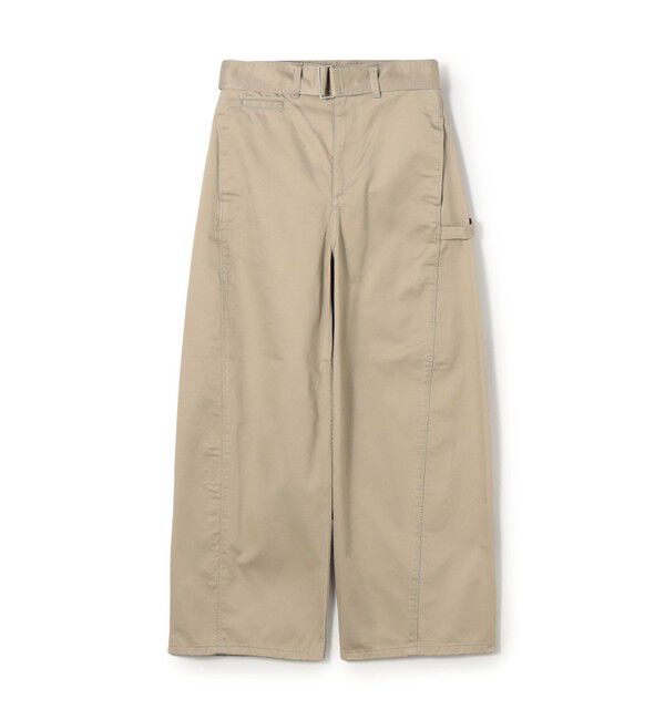 GALERIE VIE「ドライツイル ベルテッドオーバルパンツ」|その他|43 ベージュ