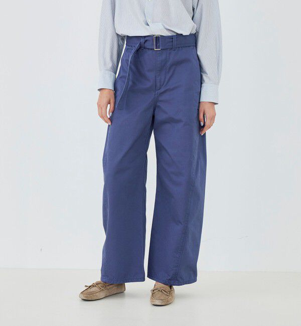 GALERIE VIE「ドライツイル ベルテッドオーバルパンツ」|その他|