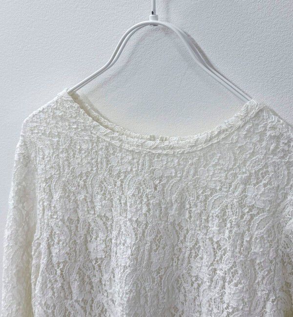 fredy emue「チュールレイヤードレースロンTシャツ」|Tシャツ・カットソー|