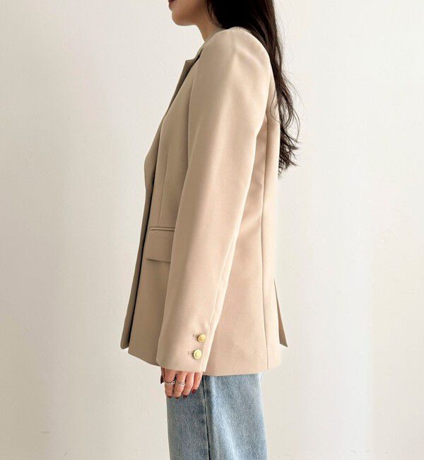 fredy emue「【3サイズ展開/オンオフ使える】ダブルブレストジャケット」|テーラードジャケット|