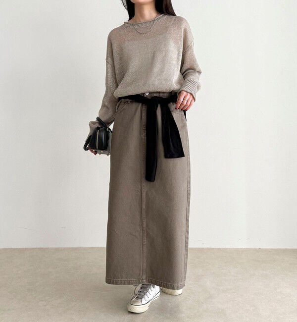 fredy emue「LINEN100ニットプルオーバー」|ニット・セーター|