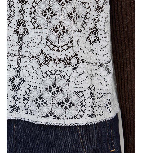 ROPE「CLUNY(クルーニー) コットンレースキャミソール」|キャミソール|