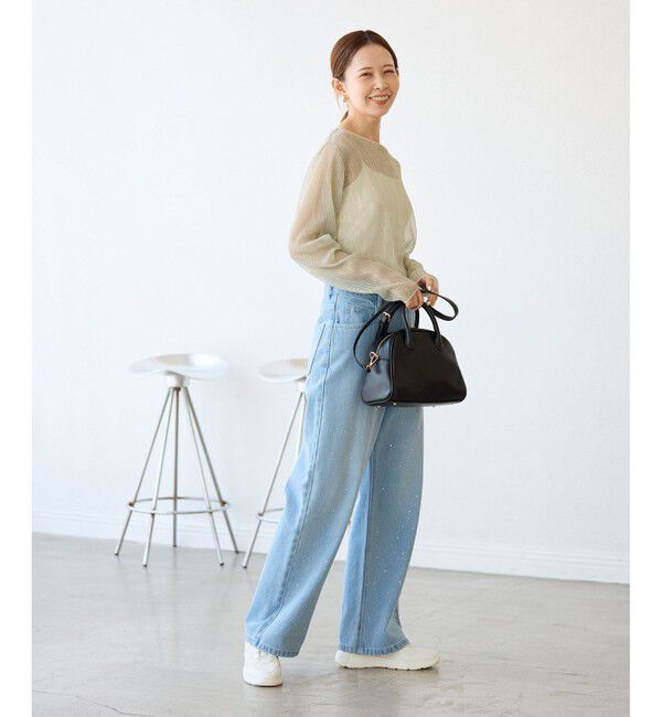 Rope&rsquo;Picnic「ラメシアープリーツトップス」|Tシャツ・カットソー|