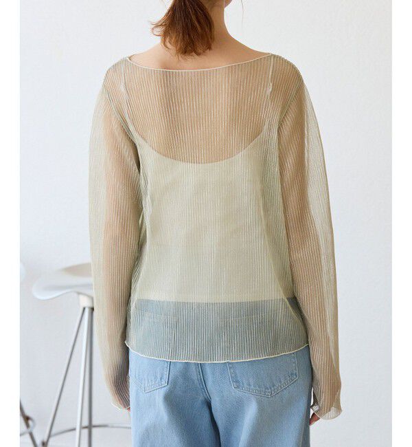 Rope&rsquo;Picnic「ラメシアープリーツトップス」|Tシャツ・カットソー|