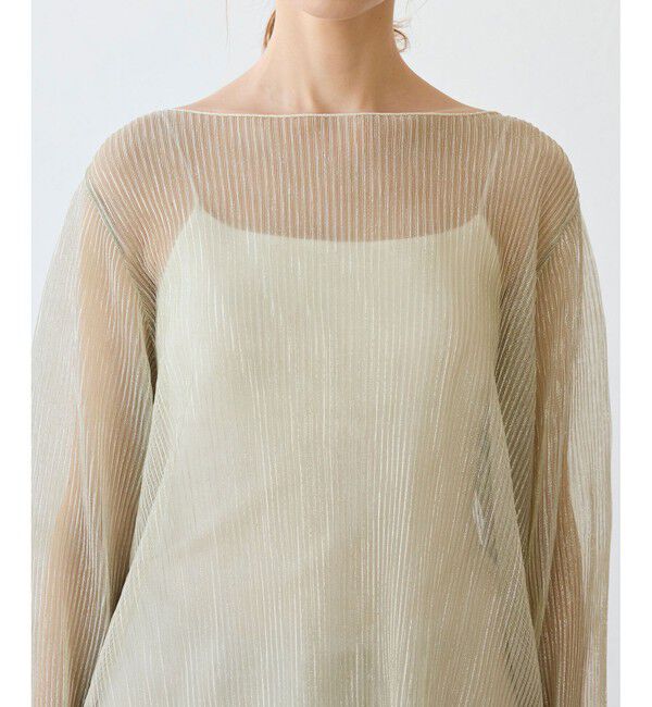 Rope&rsquo;Picnic「ラメシアープリーツトップス」|Tシャツ・カットソー|