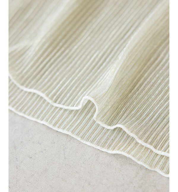 Rope&rsquo;Picnic「ラメシアープリーツトップス」|Tシャツ・カットソー|