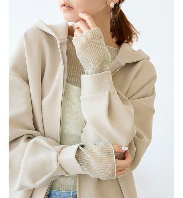 Rope&rsquo;Picnic「ラメシアープリーツトップス」|Tシャツ・カットソー|