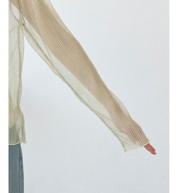 Rope&rsquo;Picnic「ラメシアープリーツトップス」|Tシャツ・カットソー|