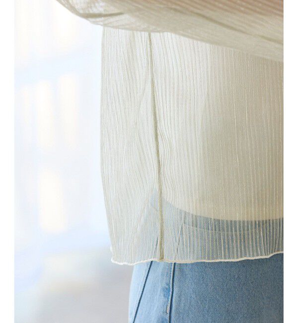 Rope&rsquo;Picnic「ラメシアープリーツトップス」|Tシャツ・カットソー|