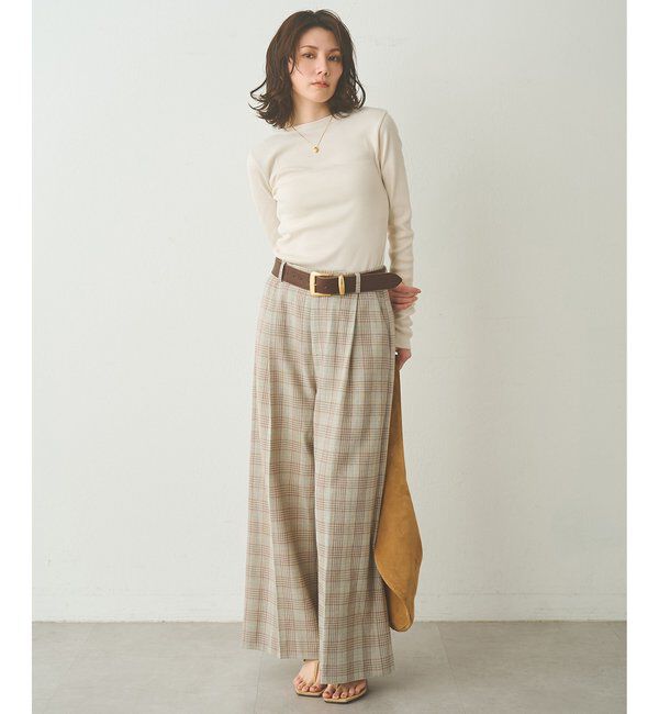  「Vバックシャンテレコカットソー」|Tシャツ・カットソー|