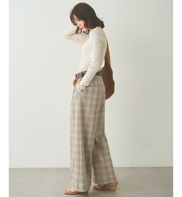  「Vバックシャンテレコカットソー」|Tシャツ・カットソー|