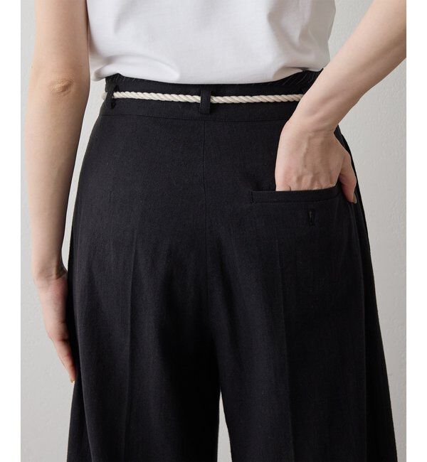 THE PAUSE「【THE PAUSE】ロープベルトパンツ」|チノ|