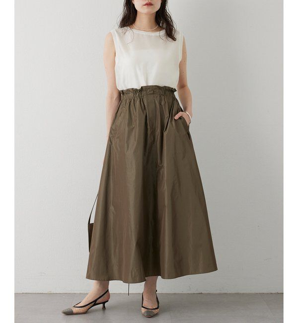 Drawing Numbers「【Drawing Numbers】タフタギャザースカート」|スカート|