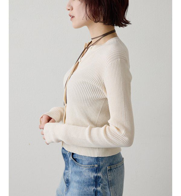  「ホールガーメントRIBカーディガン」|ニット・セーター|