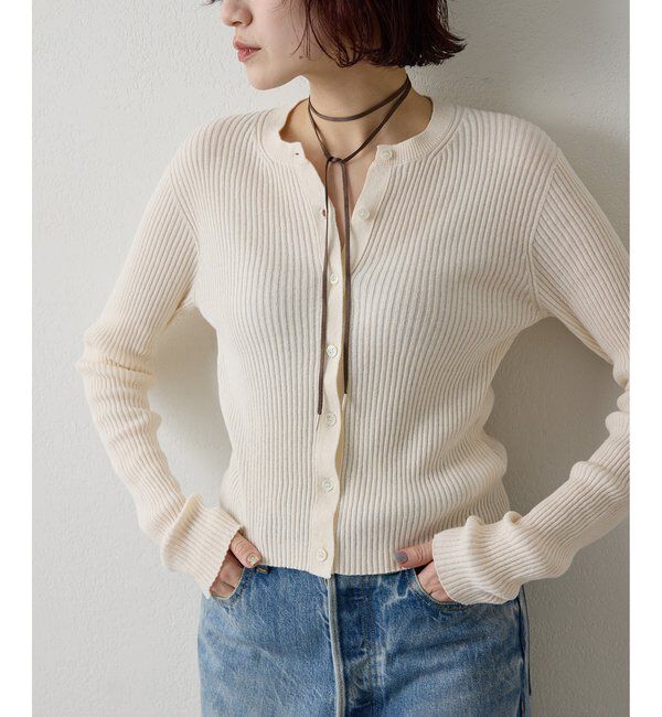  「ホールガーメントRIBカーディガン」|ニット・セーター|